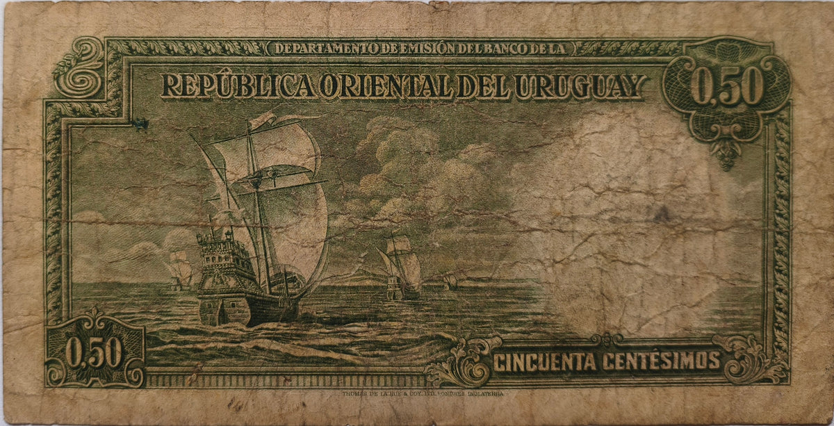 Uruguay - 1935 - 50 Centésimos - 9.II.7