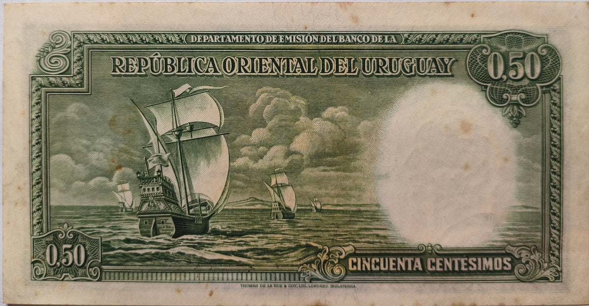 Uruguay - 1935 - 50 Centésimos - 9.II.7