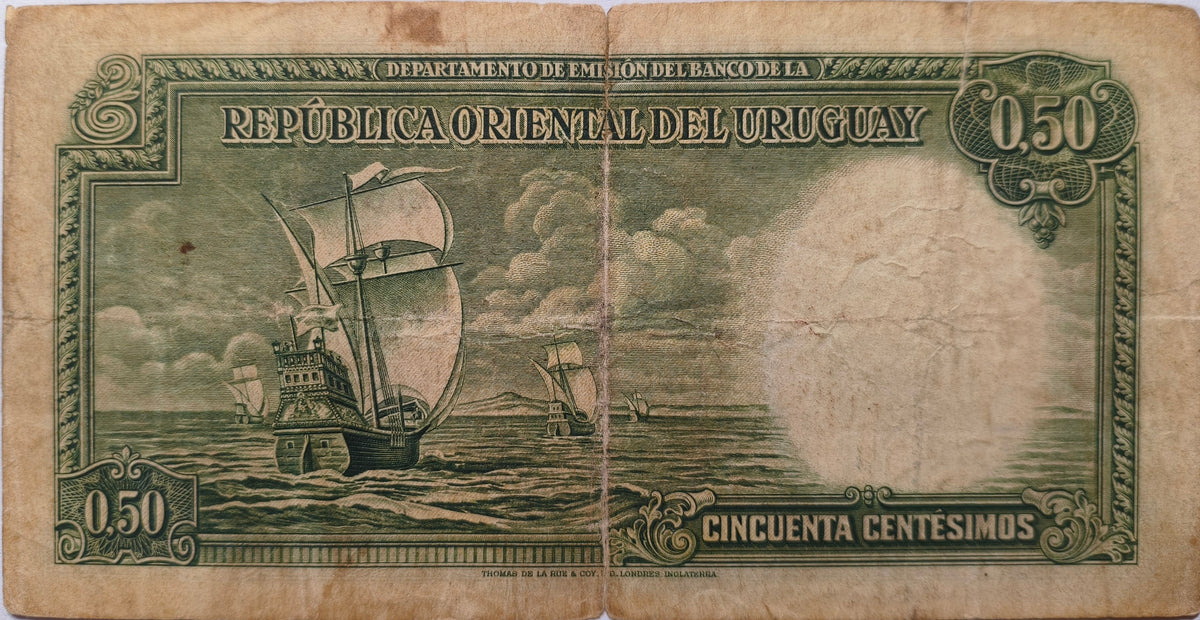 Uruguay - 1935 - 50 Centésimos - 9.II.2
