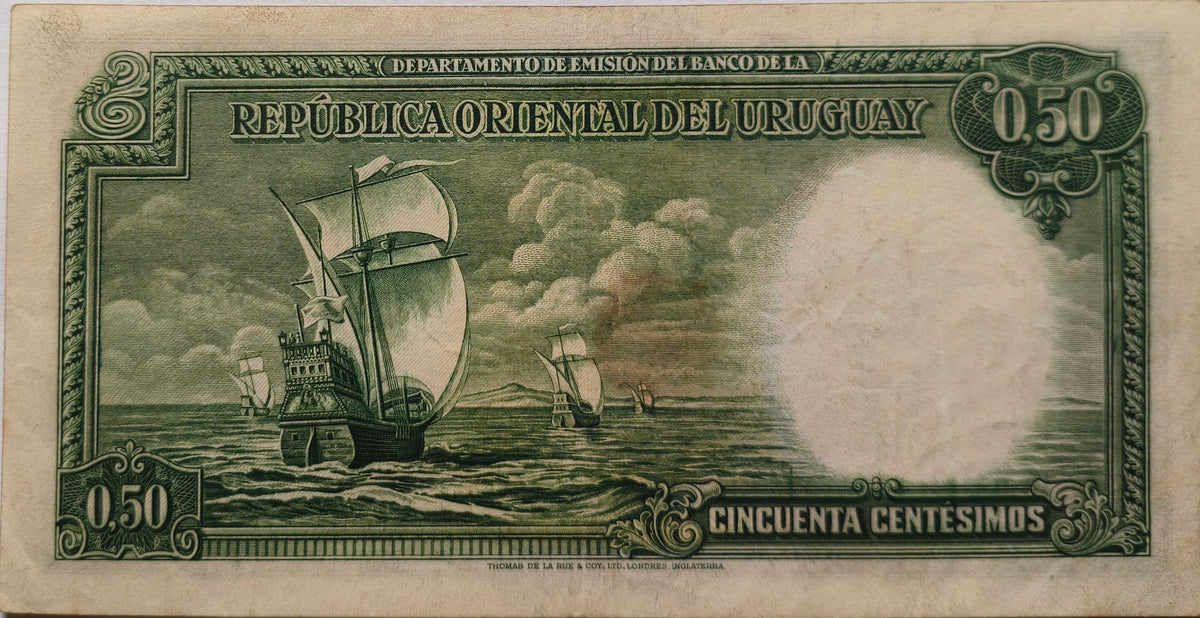 Uruguay - 1935 - 50 Centésimos - 9.II.1