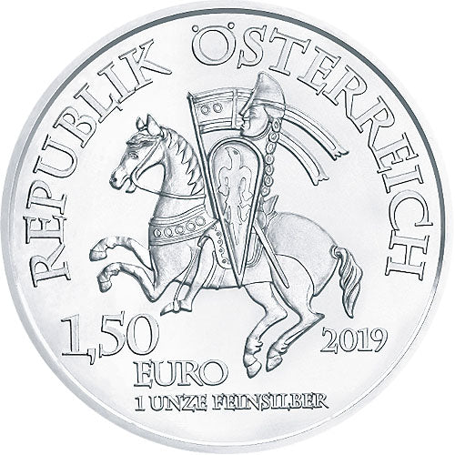 Austria - 2019 - 1,5 Euros - Onza de Plata - "Robin hood"