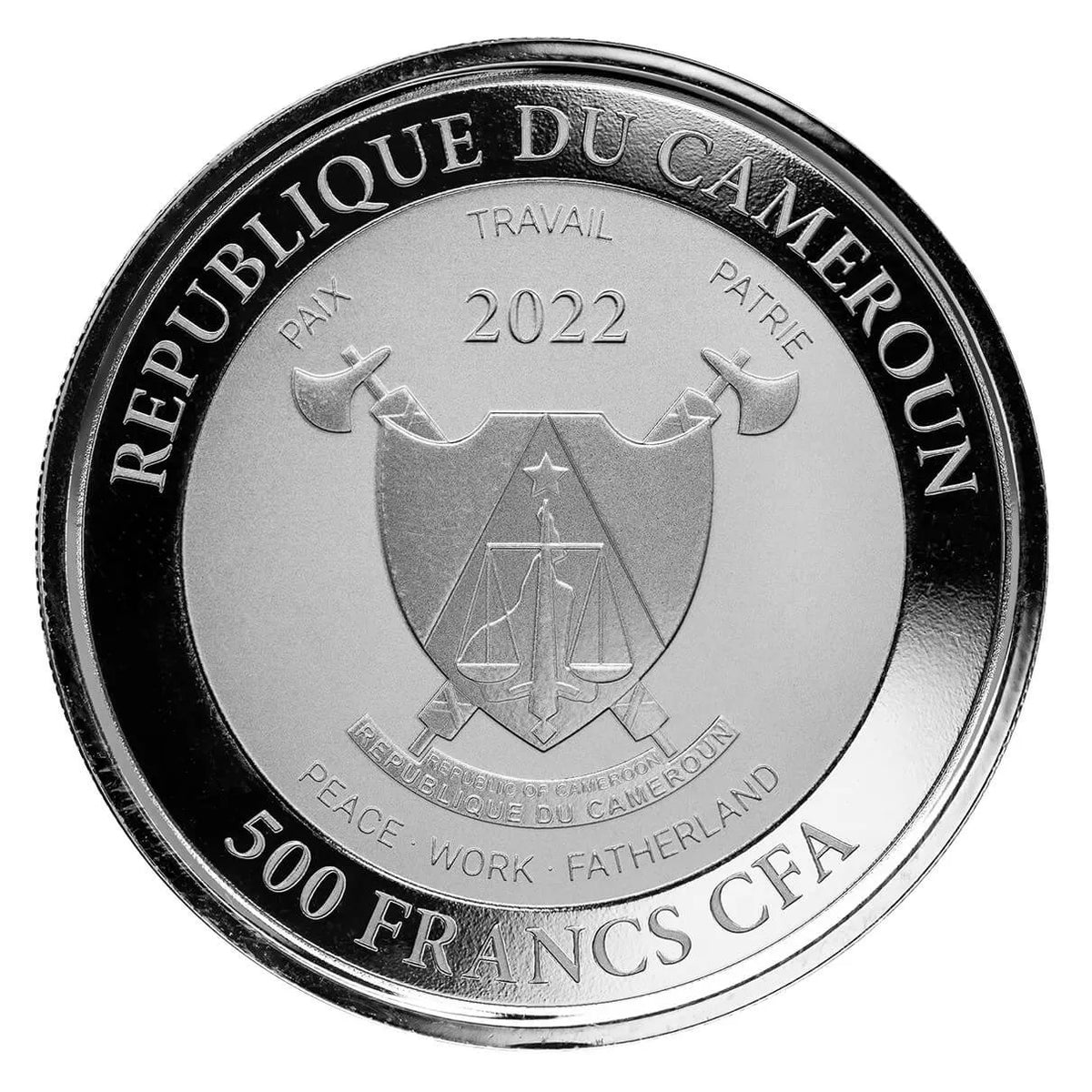 Camerún - 2022 - 500 Francos - Onza de Plata