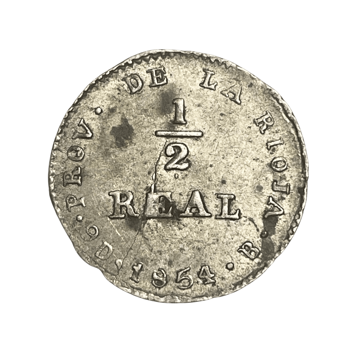 Argentina - 1854 - La Rioja - ½ Real