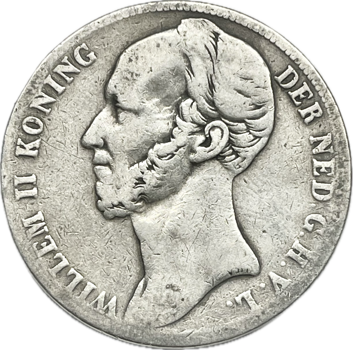 Países Bajos - 1845 - 1 Gulden