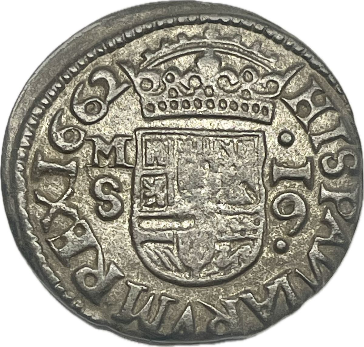 España - 1662 - Madrid - 16 Maravedis