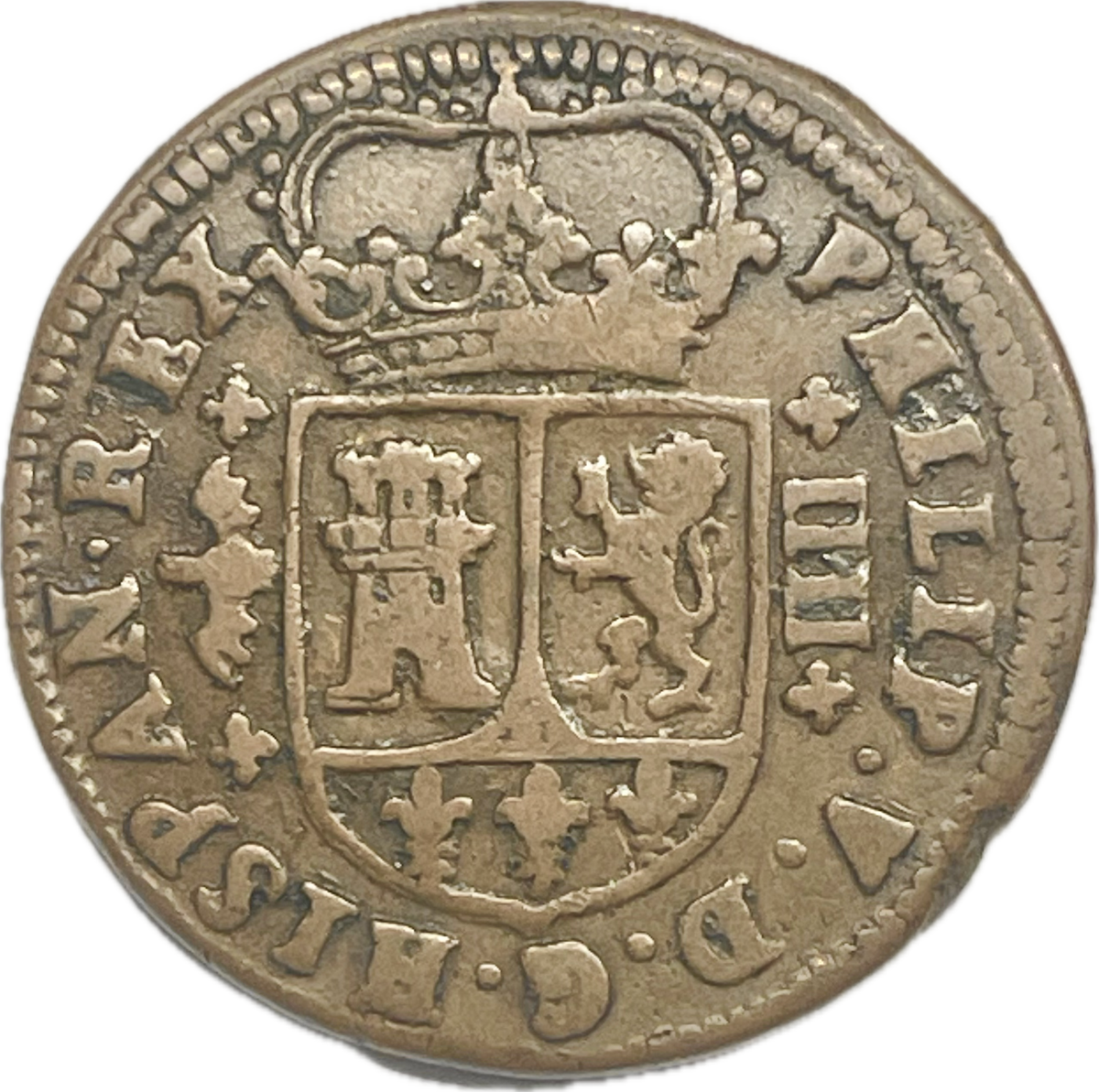 España - 1719 - Valencia - 4 Maravedís