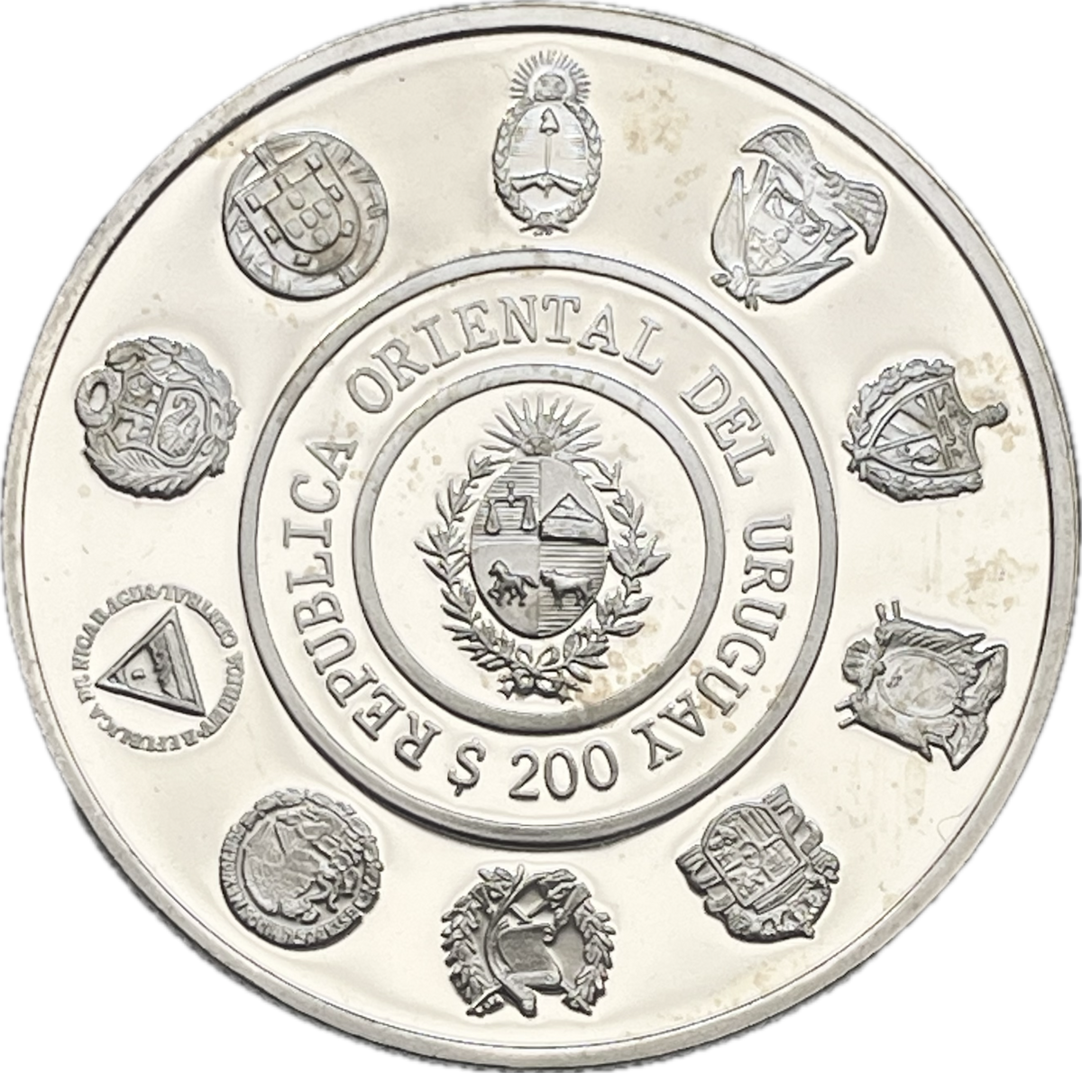 Uruguay - 1994 - 200 Pesos - Encuentro de Dos Mundos "Venado de Campo"