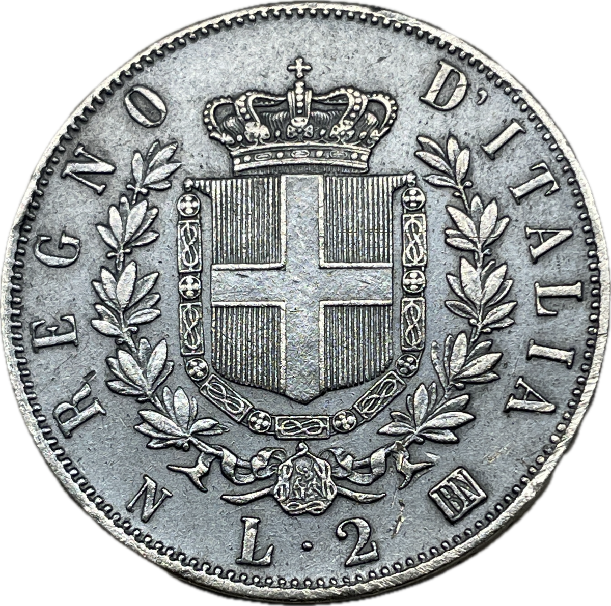 Italia - 1863 - 2 Liras - N