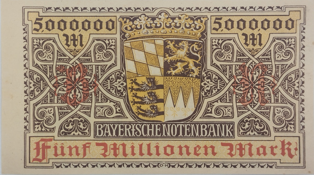 Alemania - 1923 - 5 Millones de Marcos
