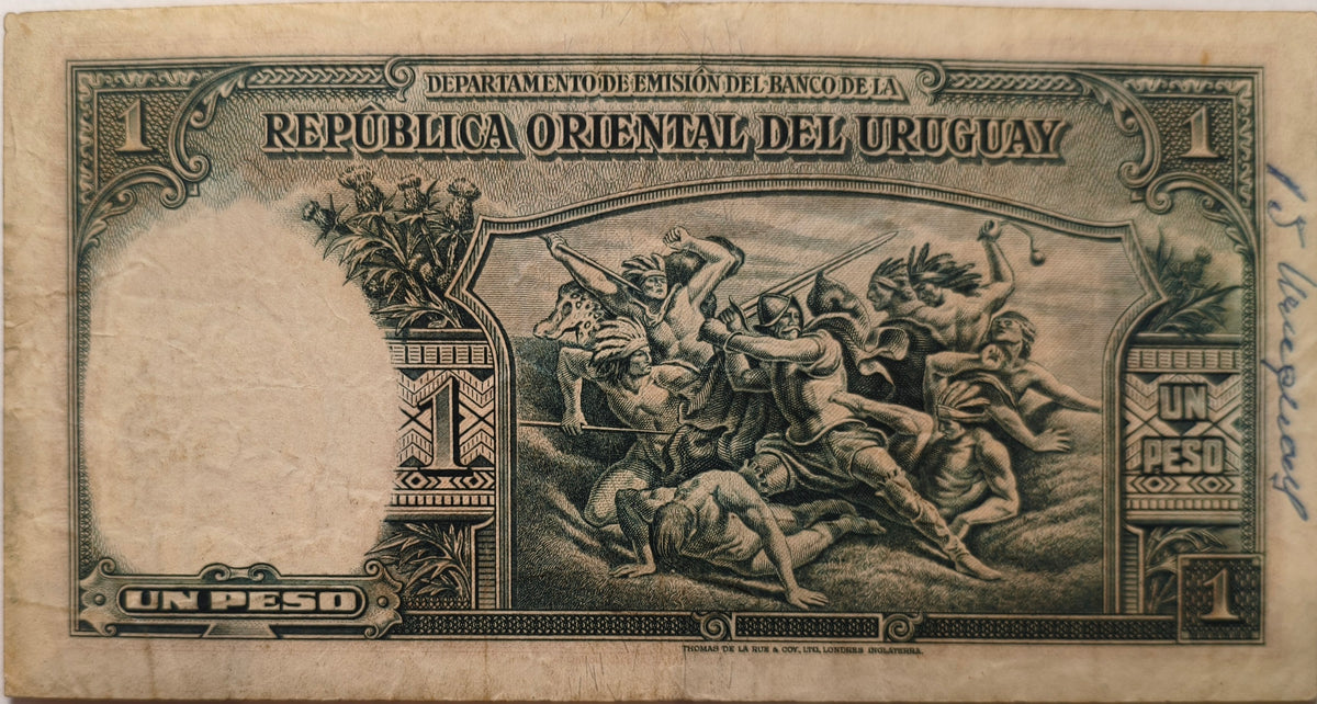 Uruguay - 1935 - 1 Peso - 9.III.10