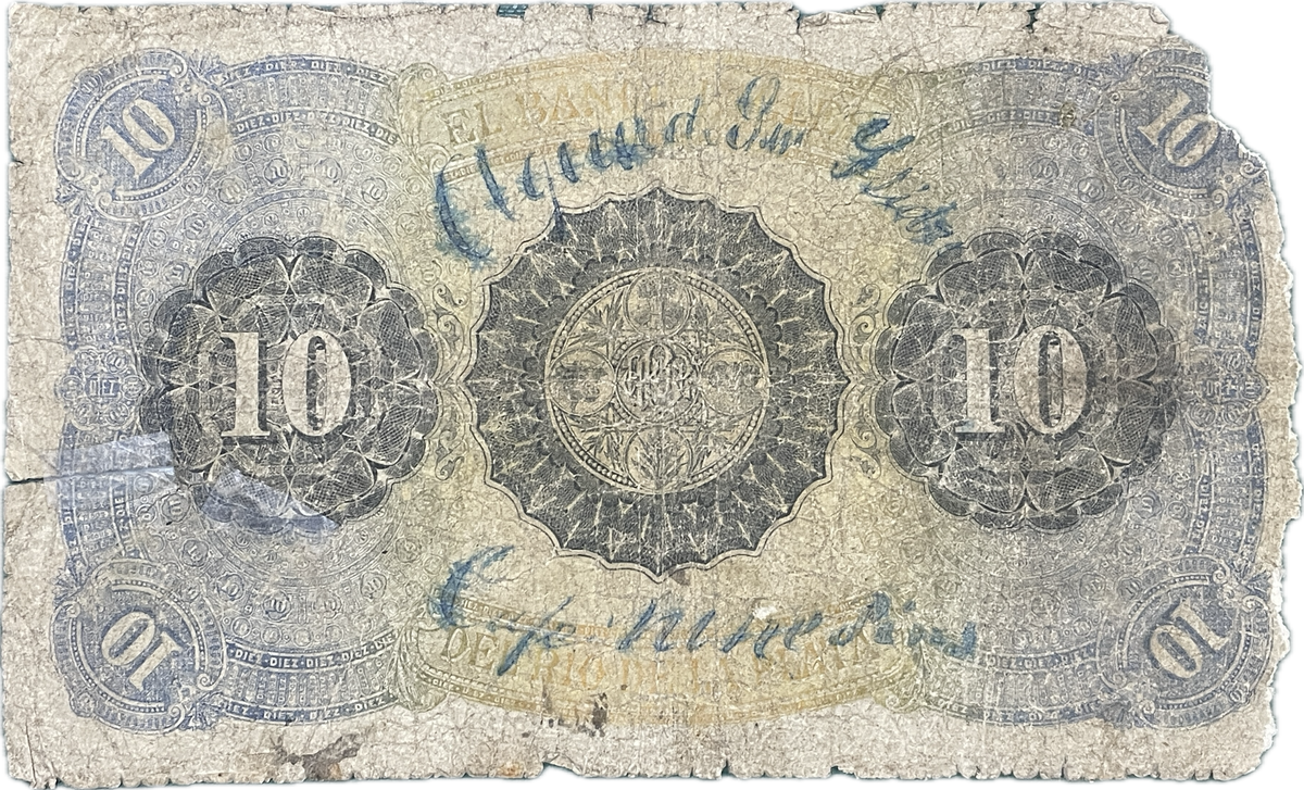 Uruguay - 1885 - 10 Pesos, El Banco Ingles del Rio de la Plata