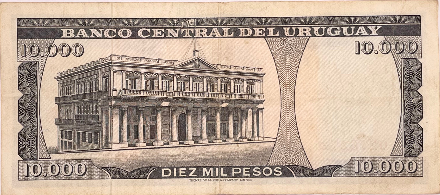 Uruguay - 1968 - 10.000 Pesos - Banco Central del Uruguay - 11.B.1