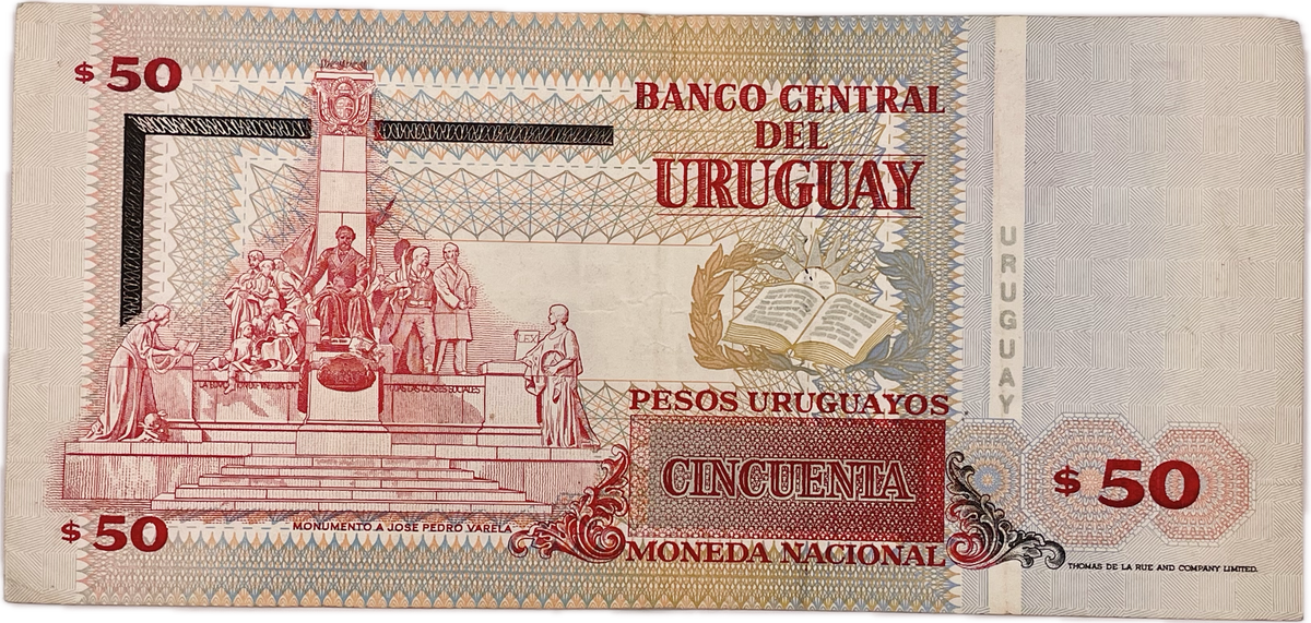 Uruguay - 1994 - 50 Pesos - Banco Central del Uruguay - 39 A