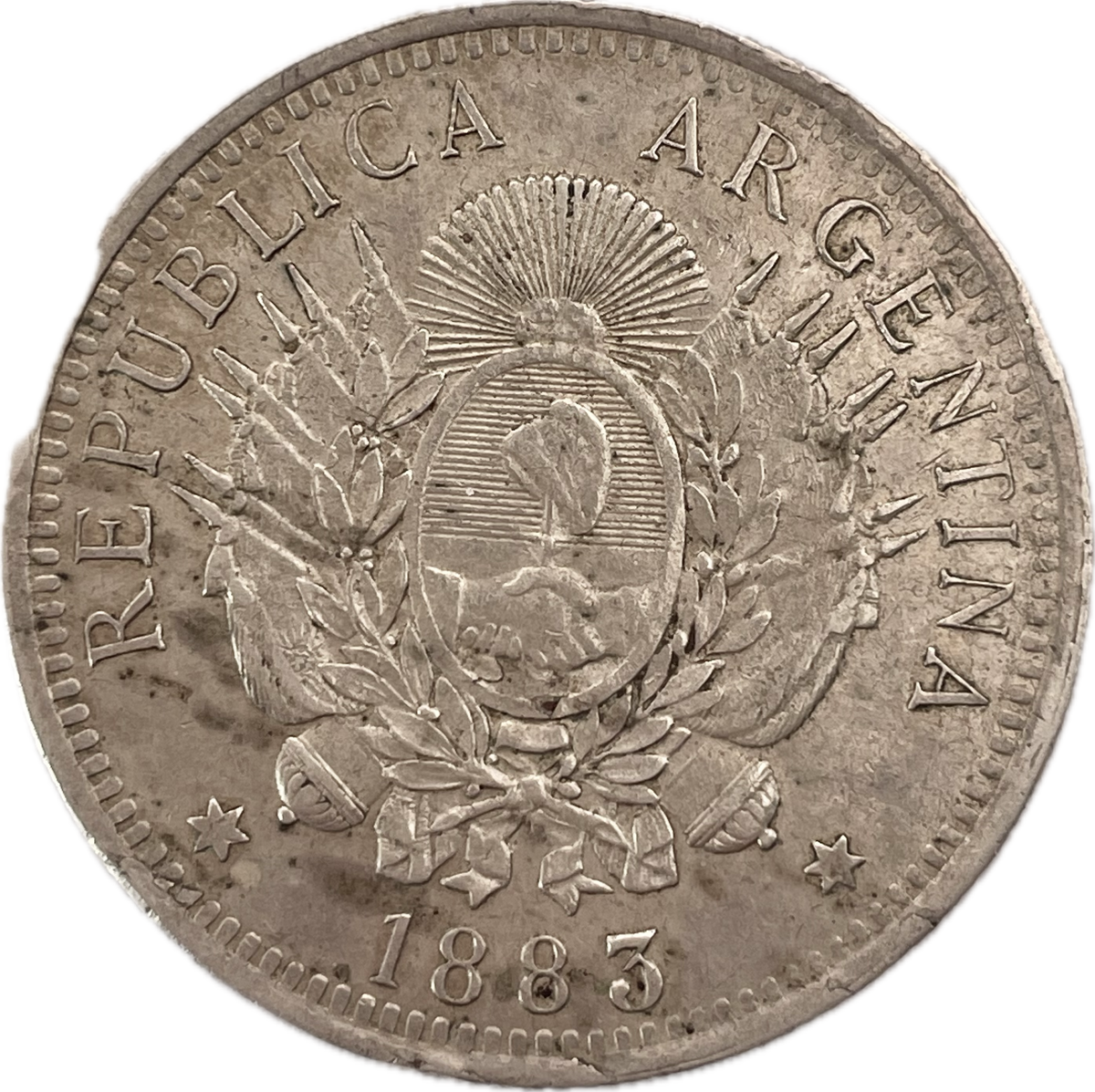 Argentina - 1883 - 50 Centavos