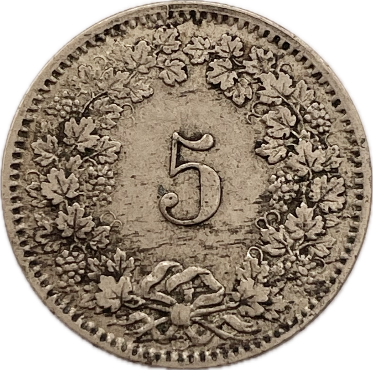 Suiza - 1874 - 5 Rapeen