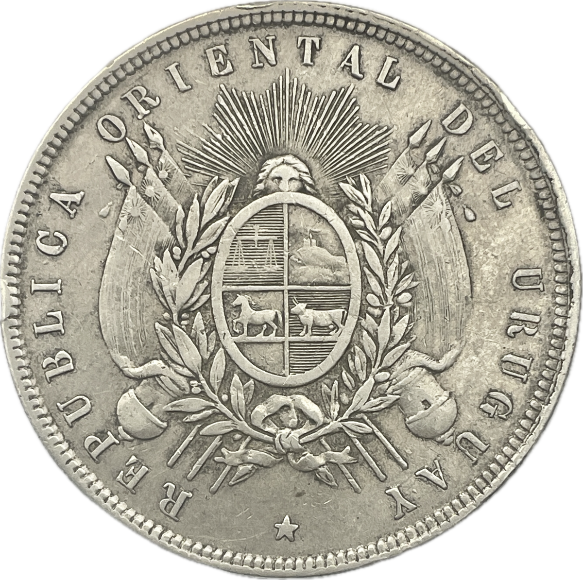 Uruguay - 1893 - 1 Peso