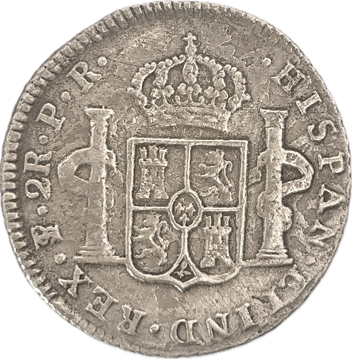 España Colonial - 1792 - Potosí - 2 Reales