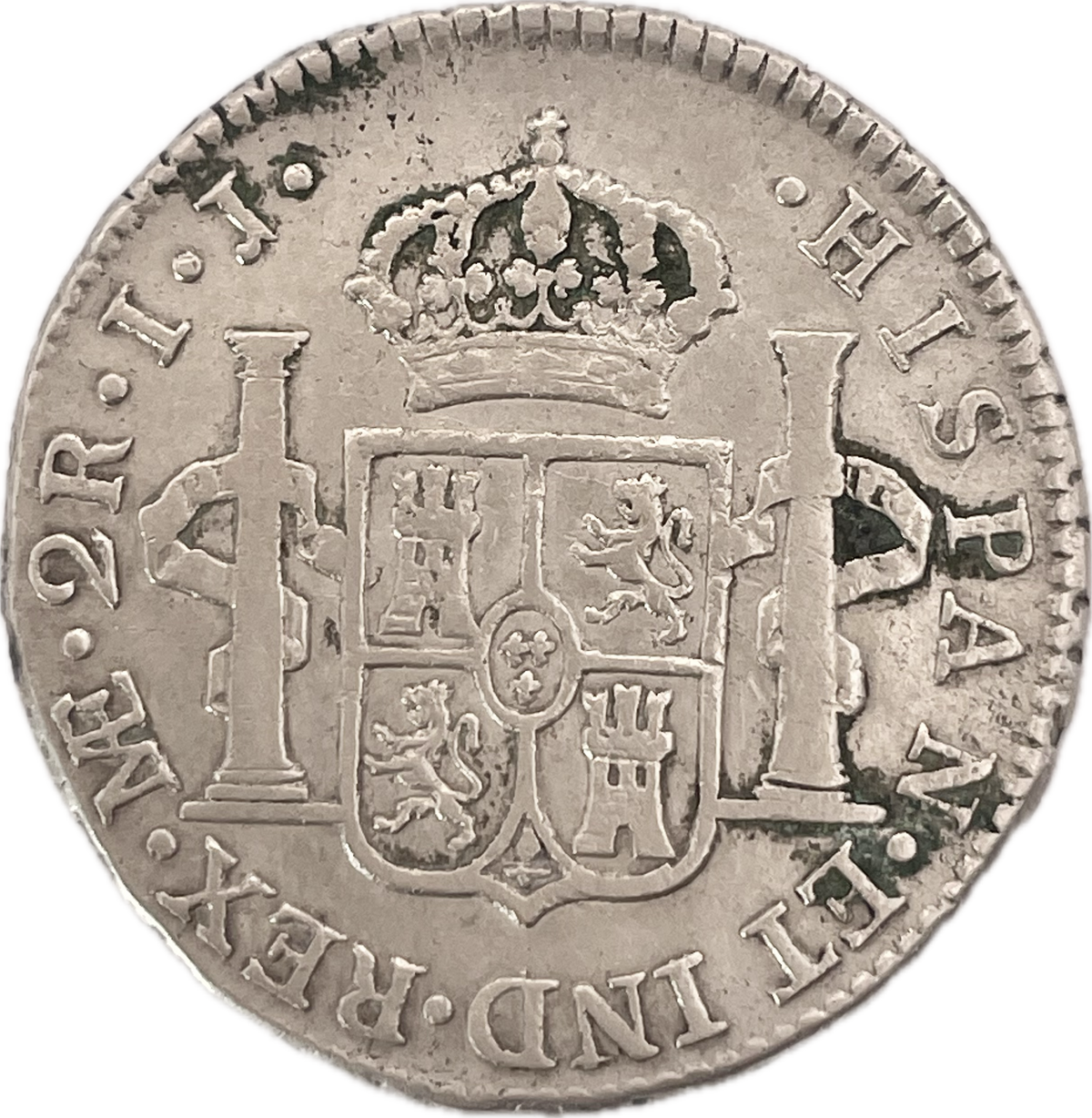 España Colonial - 1801 - Lima - 2 Reales