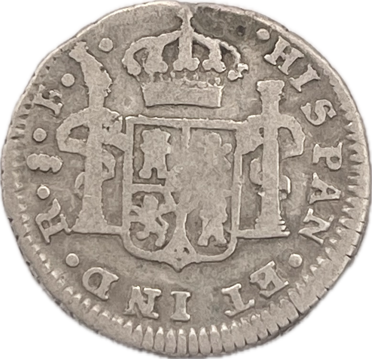 España Colonial - 1815 - Santiago - 1/2 Real