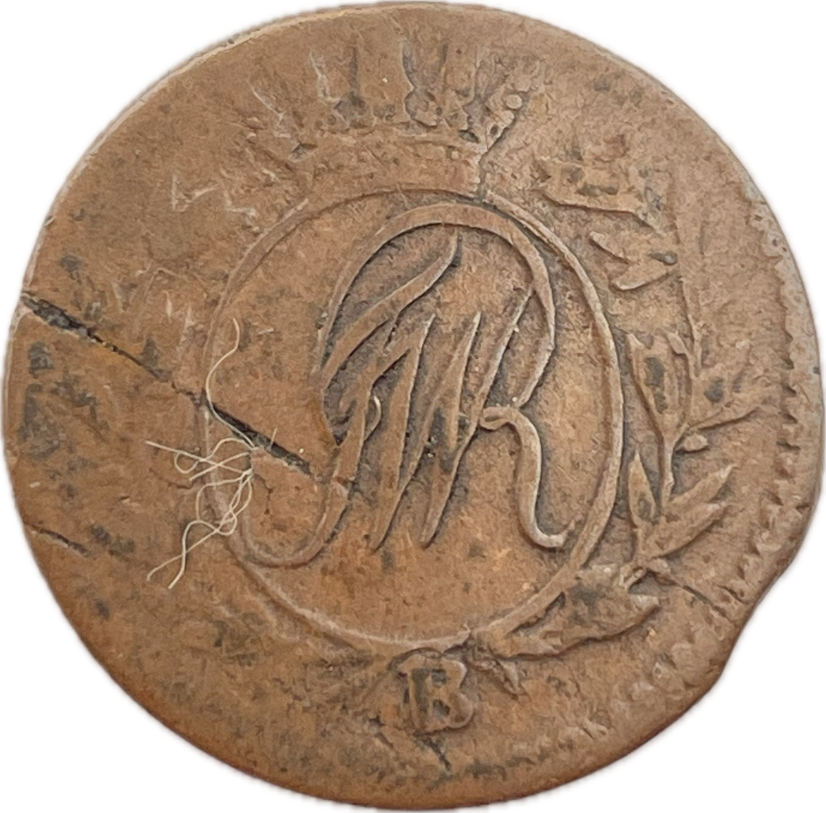 Alemania - 1796 B - Prusia del Sur - 1/2 Grossus