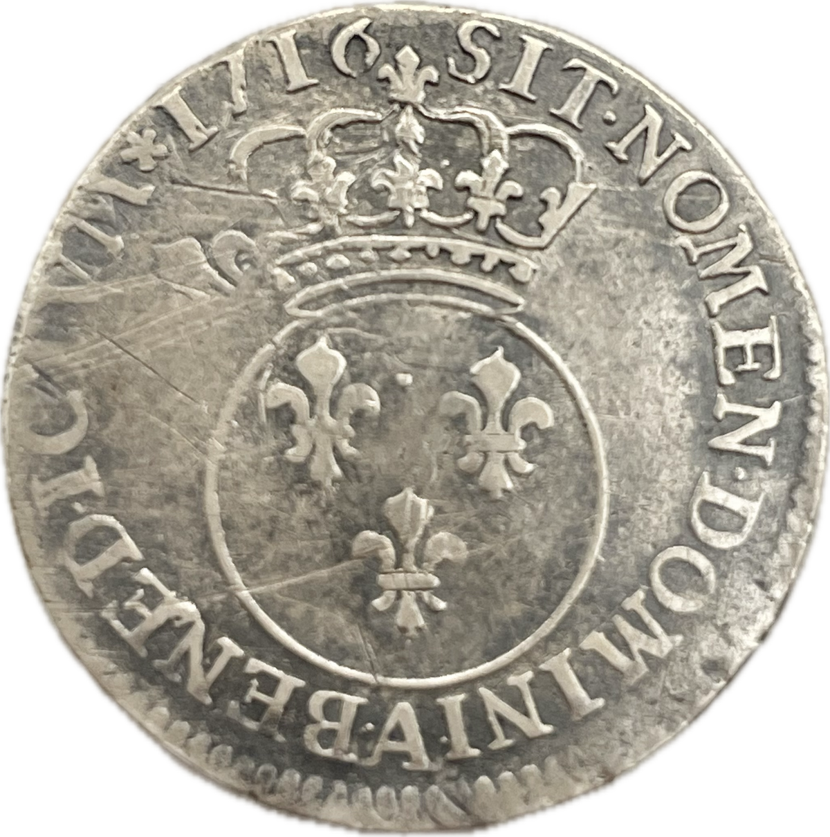 Francia - 1716 A - 12 Sols - Luis XV