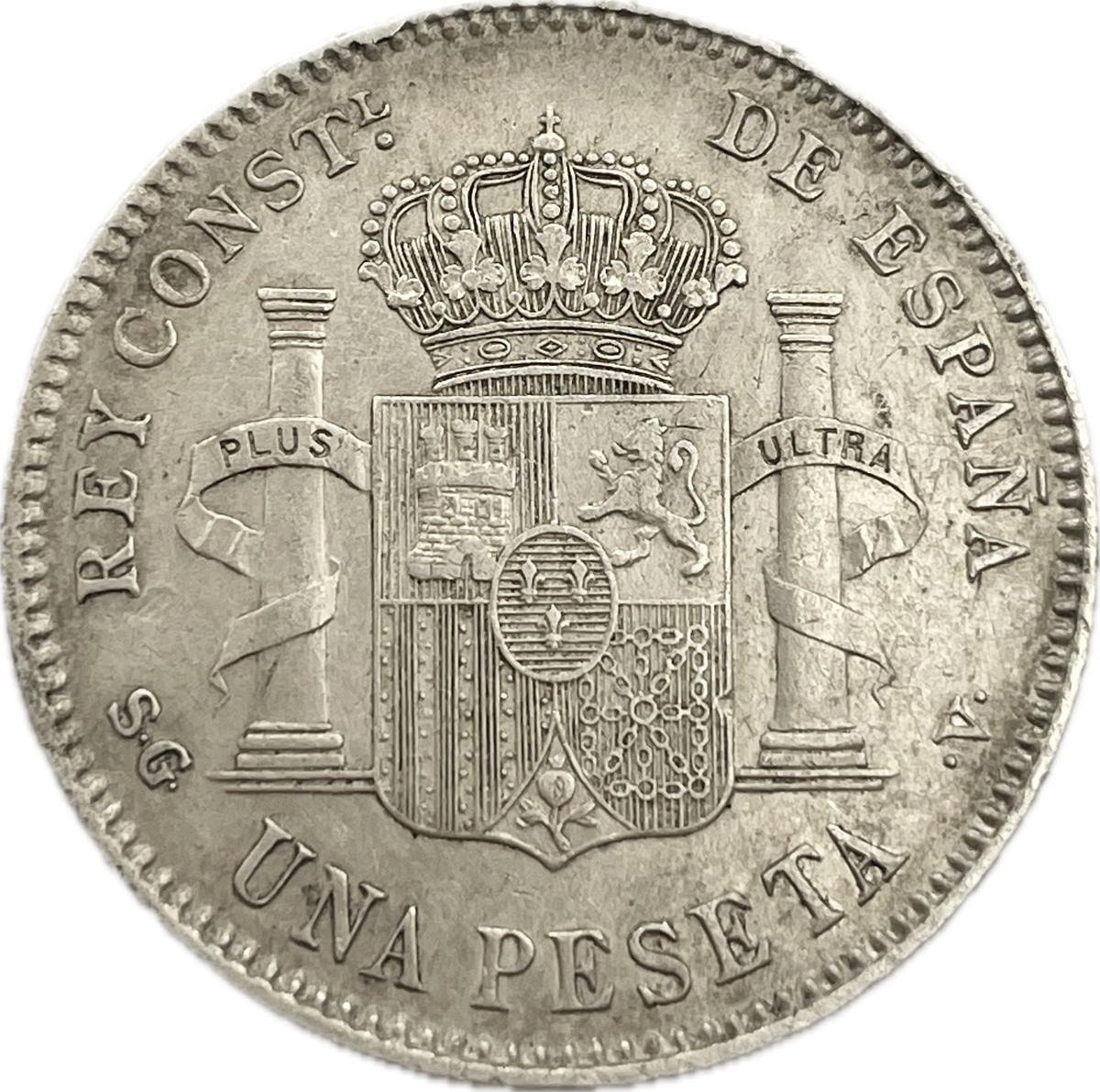 España - 1899 - 1 Peseta