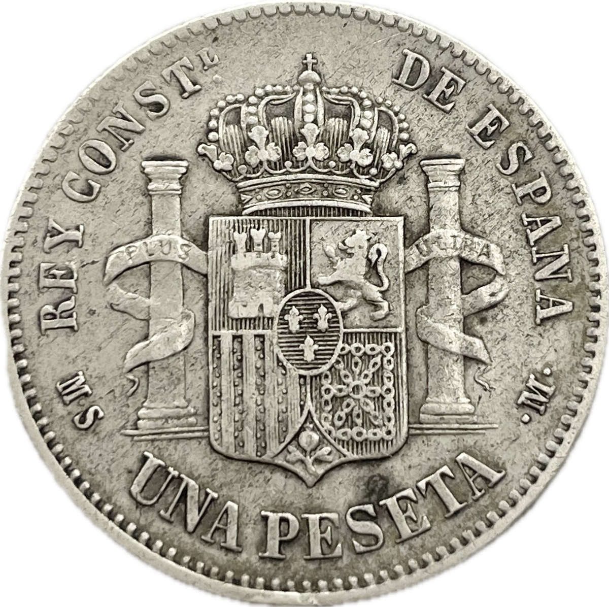 España - 1885 - 1 Peseta