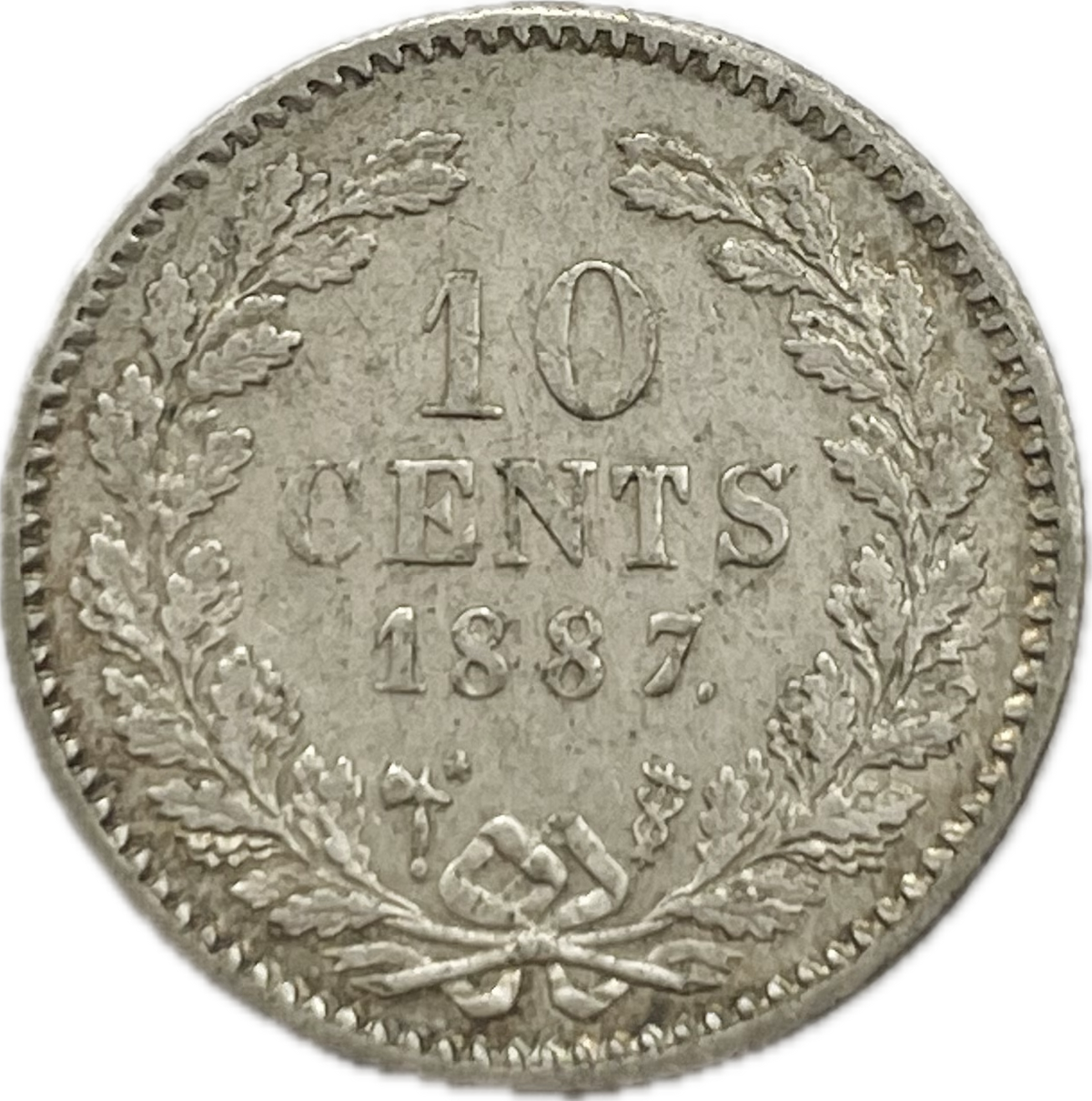 Países Bajos - 1887 - 10 Cents