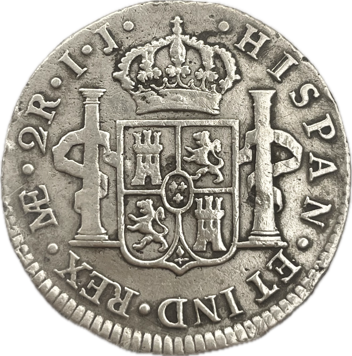 España Colonial - 1802 - Lima - 2 Reales
