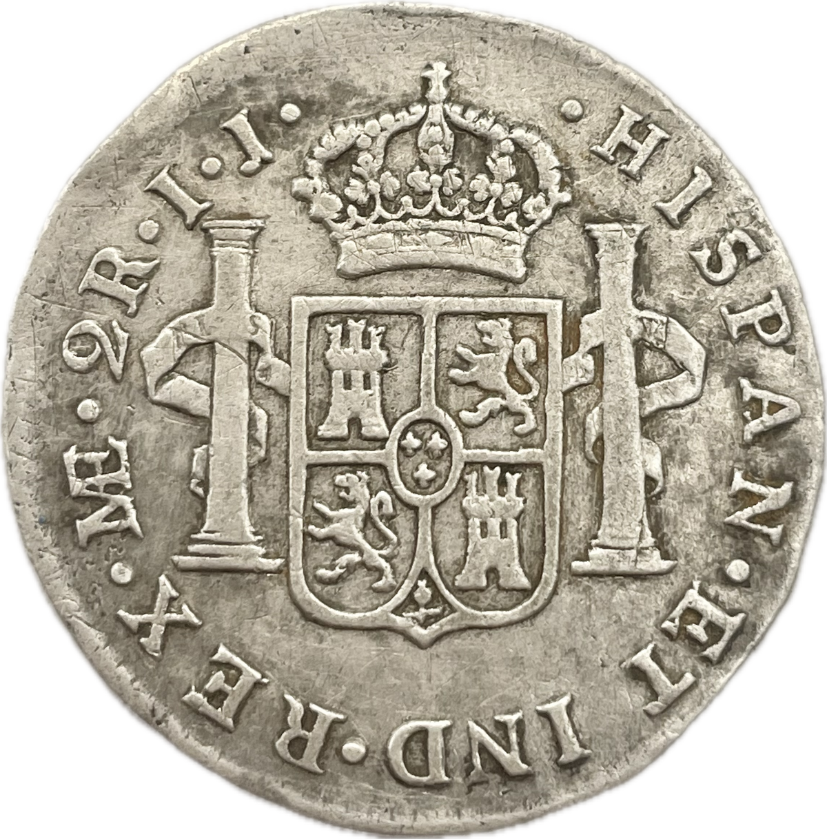 España Colonial - 1793 - Lima - 2 Reales