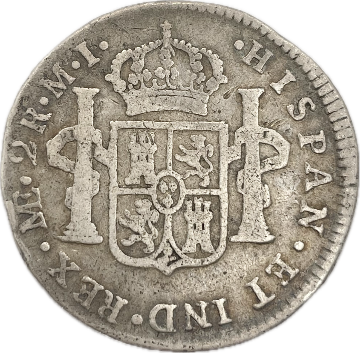 España Colonial - 1781 - Lima - 2 Reales