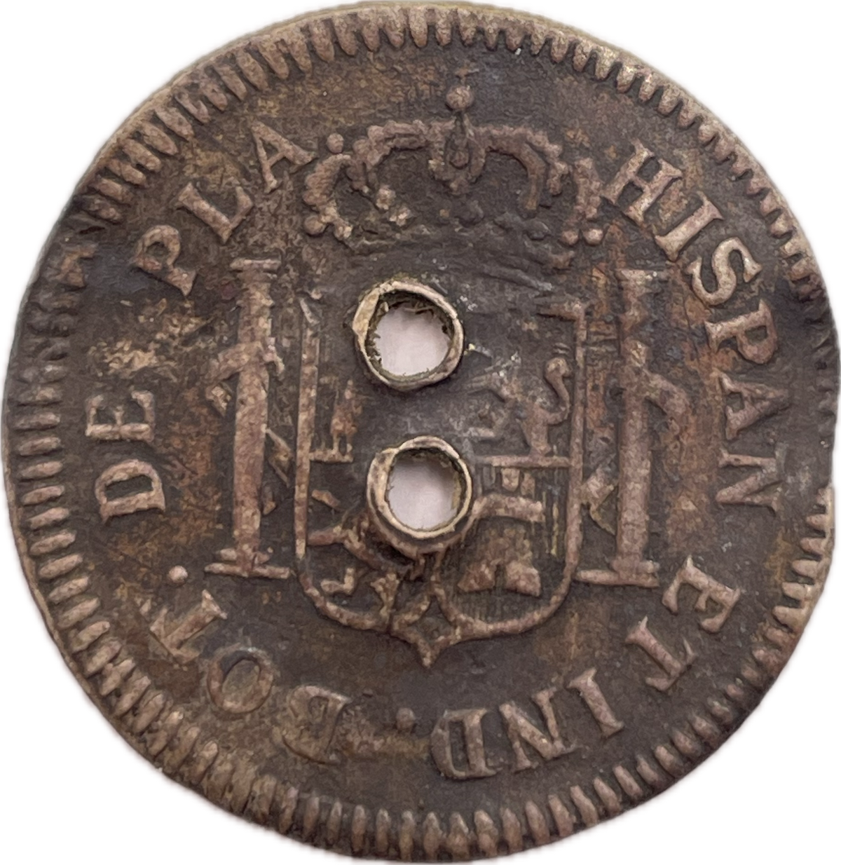 Botón Gauchesco de Plata - 1711 - N.S.T Pietre Defensa
