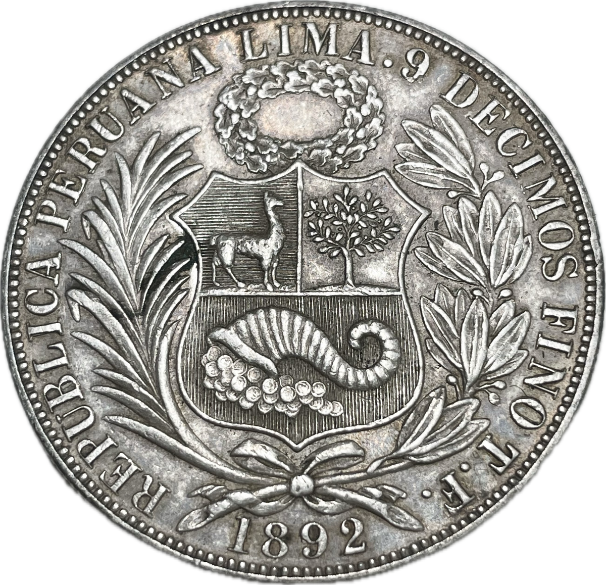 Perú - 1892 - 1 Sol