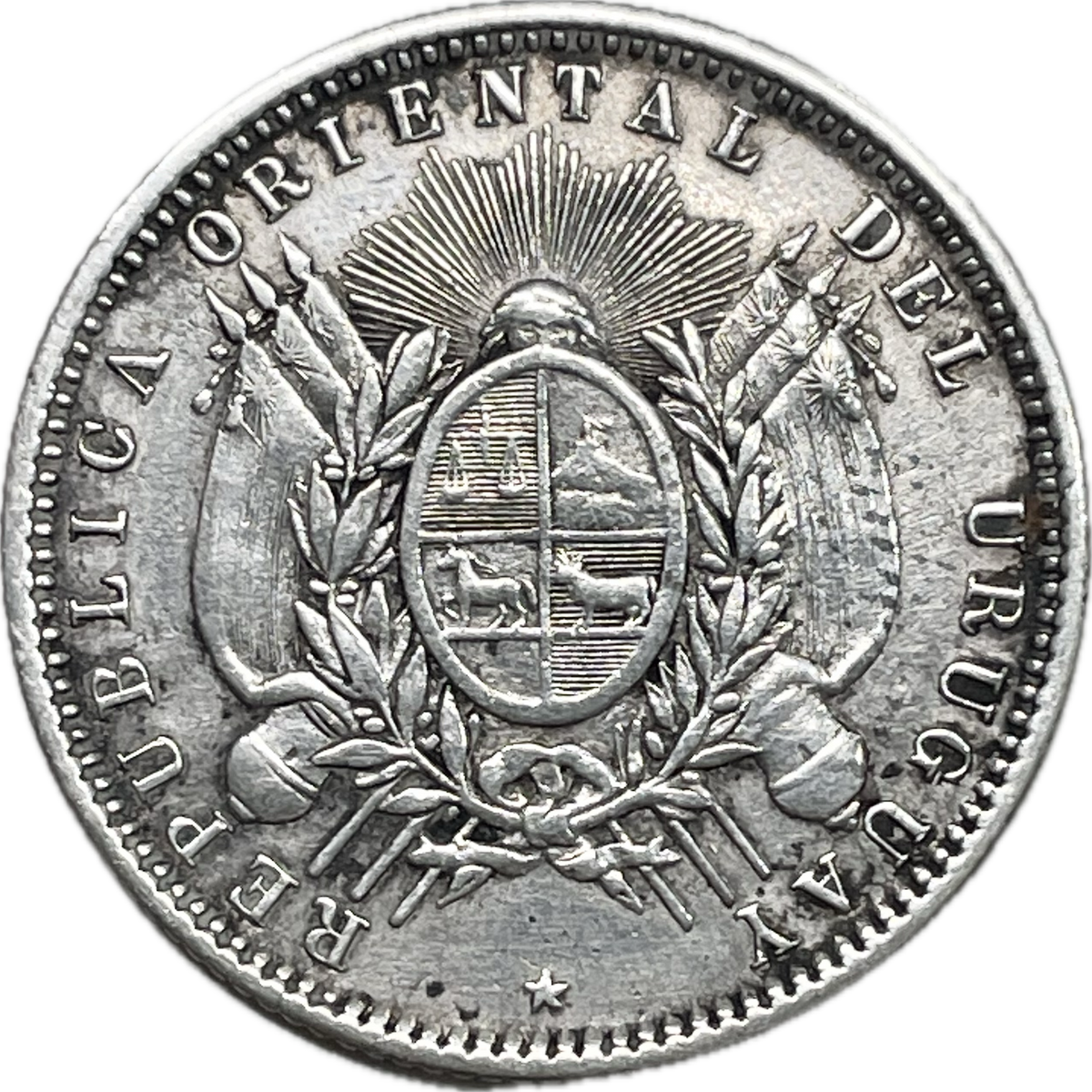 Uruguay - 1877 - 20 Centésimos