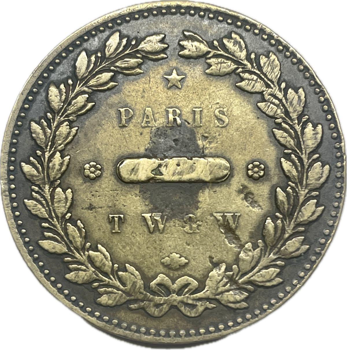Botón Gauchesco - París - 8 Reales Españoles 1805