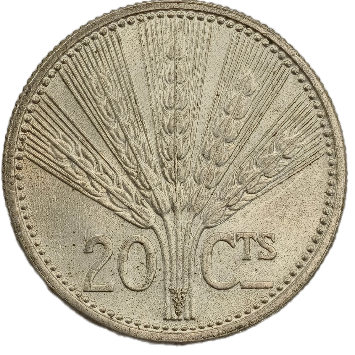 Uruguay - 1954 - 20 Centésimos - Sin Circular