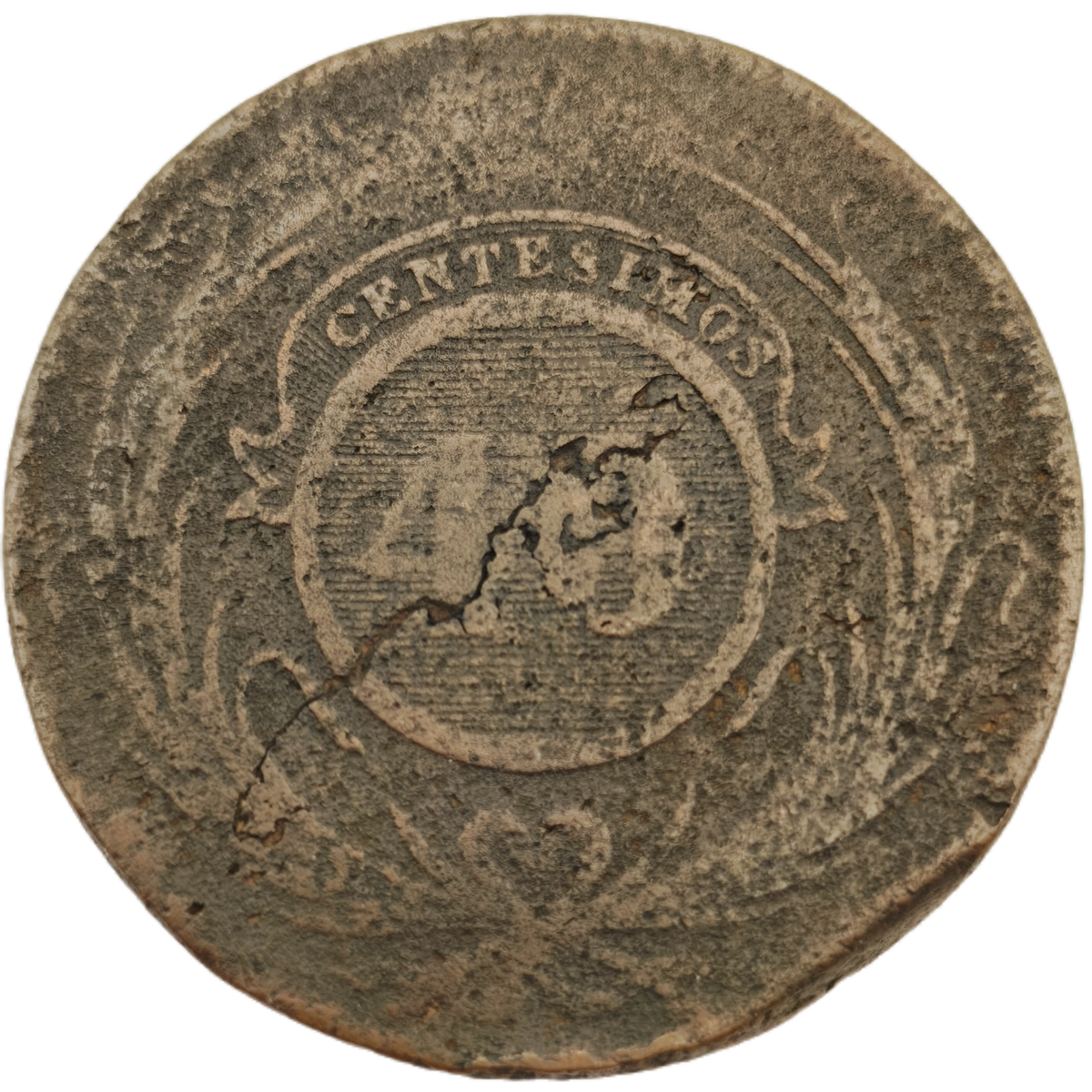 Uruguay - 1844 - 40 Centésimos - 6.9.1