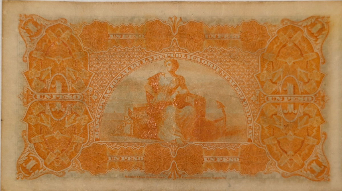 Uruguay - 1887 - 1 Peso - Banco Nacional