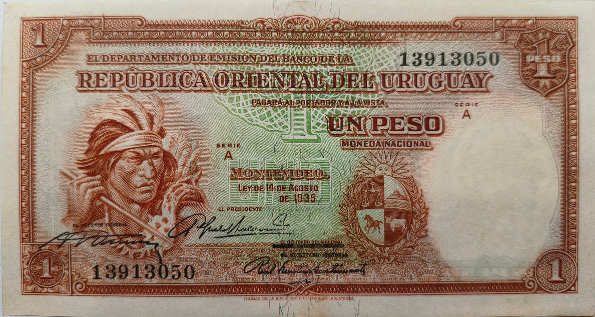Uruguay - 1935 - 1 Peso - 9.III.8