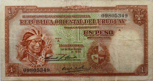 Uruguay - 1935 - 1 Peso - 9.III.6