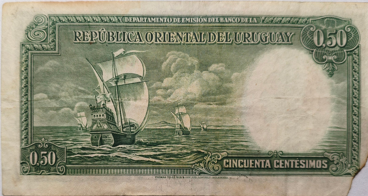 Uruguay - 1935 - 50 Centésimos - 9.II.10