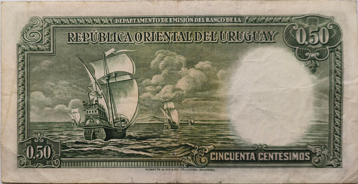 Uruguay - 1935 - 50 Centésimos - 9.II.9