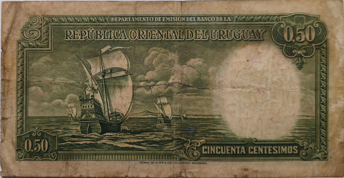 Uruguay - 1935 - 50 Centésimos - 9.II.5