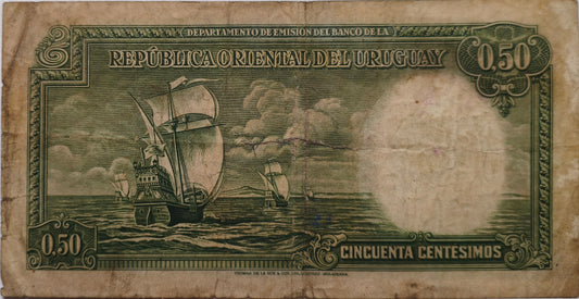 Uruguay - 1935 - 50 Centésimos - 9.II.5