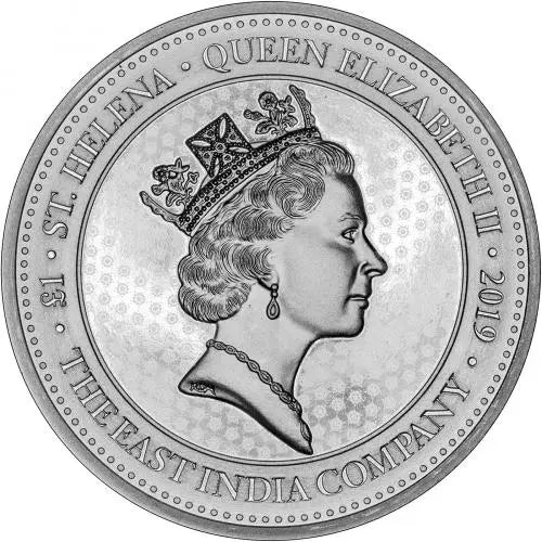 Santa Helena - 2019 - 1 Libra - Onza de Plata "Guinea"