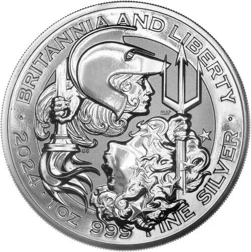 Gran Bretaña - 2024 - 2 Libras - Onza de Plata