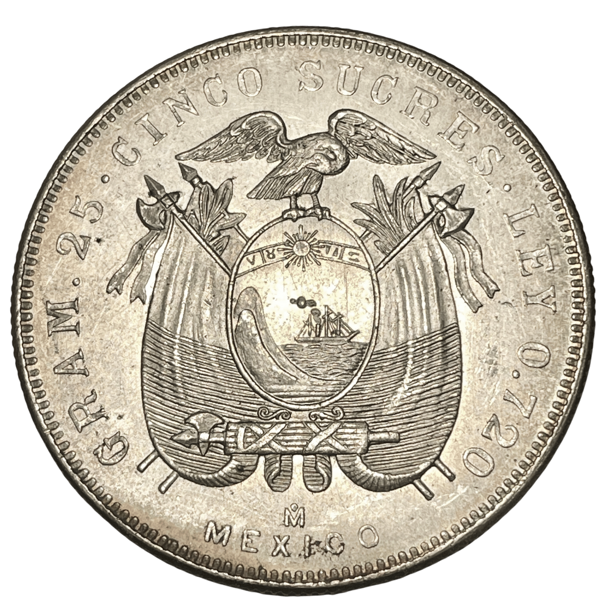 Ecuador - 1943 - 5 Sucres - Sin Circular