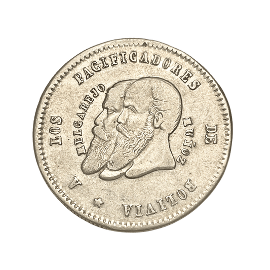 Bolivia - 1865 - ½ Melgarejo