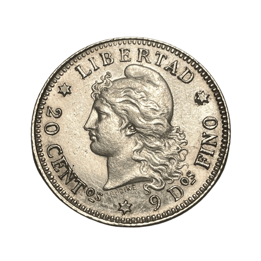 Argentina - 1882 - 20 Centavos - Sin circular