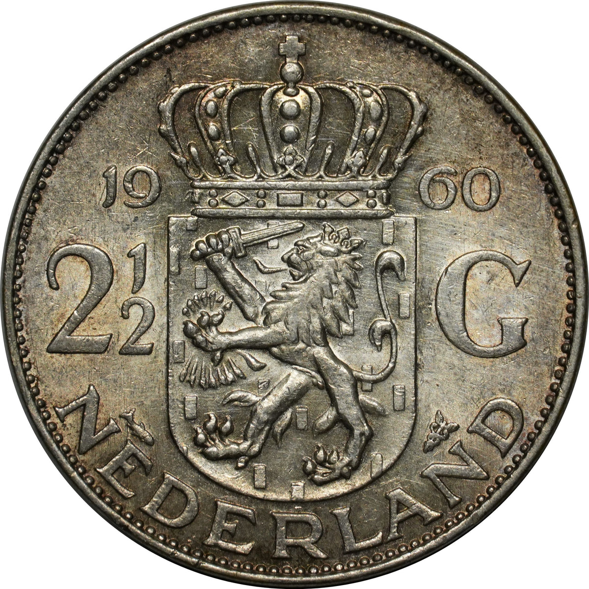 Países Bajos - 1959 a 1966 - 2 y 1/2 Gulden